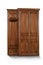 Brown wooden Cabinet on white background