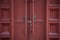 Brown wooden door entrance doorknob handle wall background