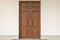 Brown wooden doubled-up door texture