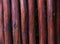 Brown wooden fence round planks background