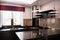 Brown worktop in elegant kitchen