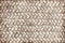 Brown woven bamboo close up texture