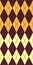 Brown and yellow argyle
