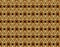Brown and yellow geometric native south american indigenous pattern