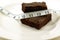 Brownie with Measuring Tape