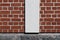 Brownish Red Brick Wall with Some White and Grey Details - Building Details