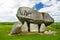 The Brownshill Dolmen, officially known as Kernanstown Cromlech, a magnificent megalithic granite capstone, located in County