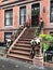 Brownstone or townhouse entrance