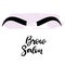 Brows lettering vector illustration