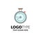 Browse, Compass, Navigation, Location Business Logo Template. Flat Color