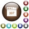 Browser 307 temporary redirect color glass buttons