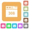 Browser 308 Permanent Redirect rounded square flat icons