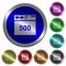 Browser 500 internal server error luminous coin-like round color buttons