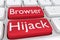 Browser Hijack concept