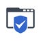Browser protection icon