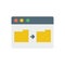 Browser, web site, folder icon. Simple color vector elements of internet explorer icons for ui and ux, website or mobile