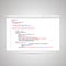 Browser window with simple html code of web page on white background