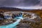 Bruarfoss - May 03, 2018: The stunning Bruarfoss Waterfall, Iceland