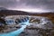 Bruarfoss - May 03, 2018: The stunning Bruarfoss Waterfall, Iceland