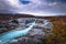 Bruarfoss - May 03, 2018: The stunning Bruarfoss Waterfall, Iceland