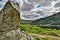 Bruce\'s stone above Loch Trool