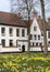 Bruges beguinage in springtime