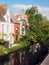 Bruges Belgium historic houses canal Europe