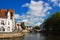 Bruges city river, Brugge