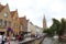 Bruges historic city center Belgium