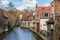 Bruges, houses and canals