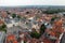 Bruges panorama from the top of the bell tower