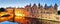 Bruges - Traditional city canals in the historical medieval. Belgium