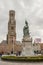 BRUGGE, BELGIUM - APRIL 22: Market place (Grote Ma