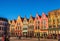 BRUGGE, BELGIUM - JANUARY 17, 2016: Christmas Grote Markt square in the beautiful medieval city Brugge