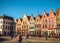 BRUGGE, BELGIUM - JANUARY 17, 2016: Christmas Grote Markt square in the beautiful medieval city Brugge