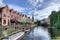 Brugge canals and medieval architecture, Belgium
