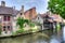 Brugge canals and medieval architecture, Belgium