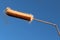 Bruised reed of bullrush plant which has gone to seed