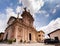 BRUNATE, ITALY - MAY 2016: St. Andrew the Apostle Church is a sacred building site in Brunate, in the province of Como.