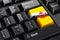 Bruneian flag painted on computer keyboard. Online business, education, shopping in Brunei concept. 3D rendering