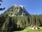 Brunnelistock Bruennelistock Mountain above the Oberseetal valley and alpine Lake Obersee, Nafels Naefels