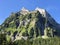 Brunnelistock Bruennelistock Mountain above the Oberseetal valley and alpine Lake Obersee, Nafels Naefels