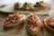 Bruschetta italian food crostini