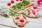 Bruschetta with radish