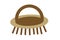 Brush for combing dog or cat hair. Accessories for pets. Shop concept