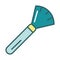 Brush dust remover fill style icon