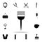 brush for dyeing hair icon. Detailed set of barber tools. Premium graphic design. One of the collection icons for websites, web de