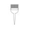 brush for dyeing hair icon. Element of Barber for mobile concept and web apps icon. Outline, thin line icon for website design and