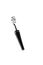 Brush for eyeliner with wavy line