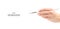 Brush for face eyebrow cosmetics beauty female hand pattern